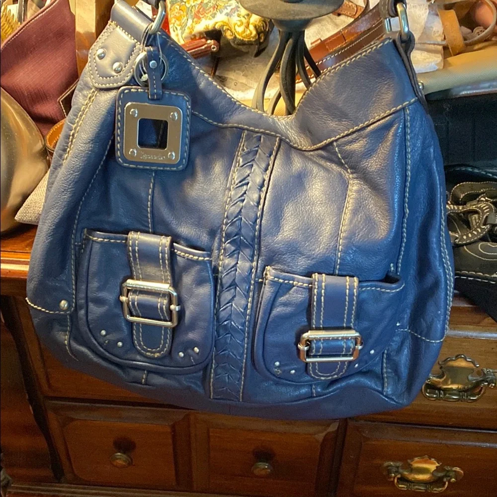 TiganelloStylish Blue Leather Women's Bag